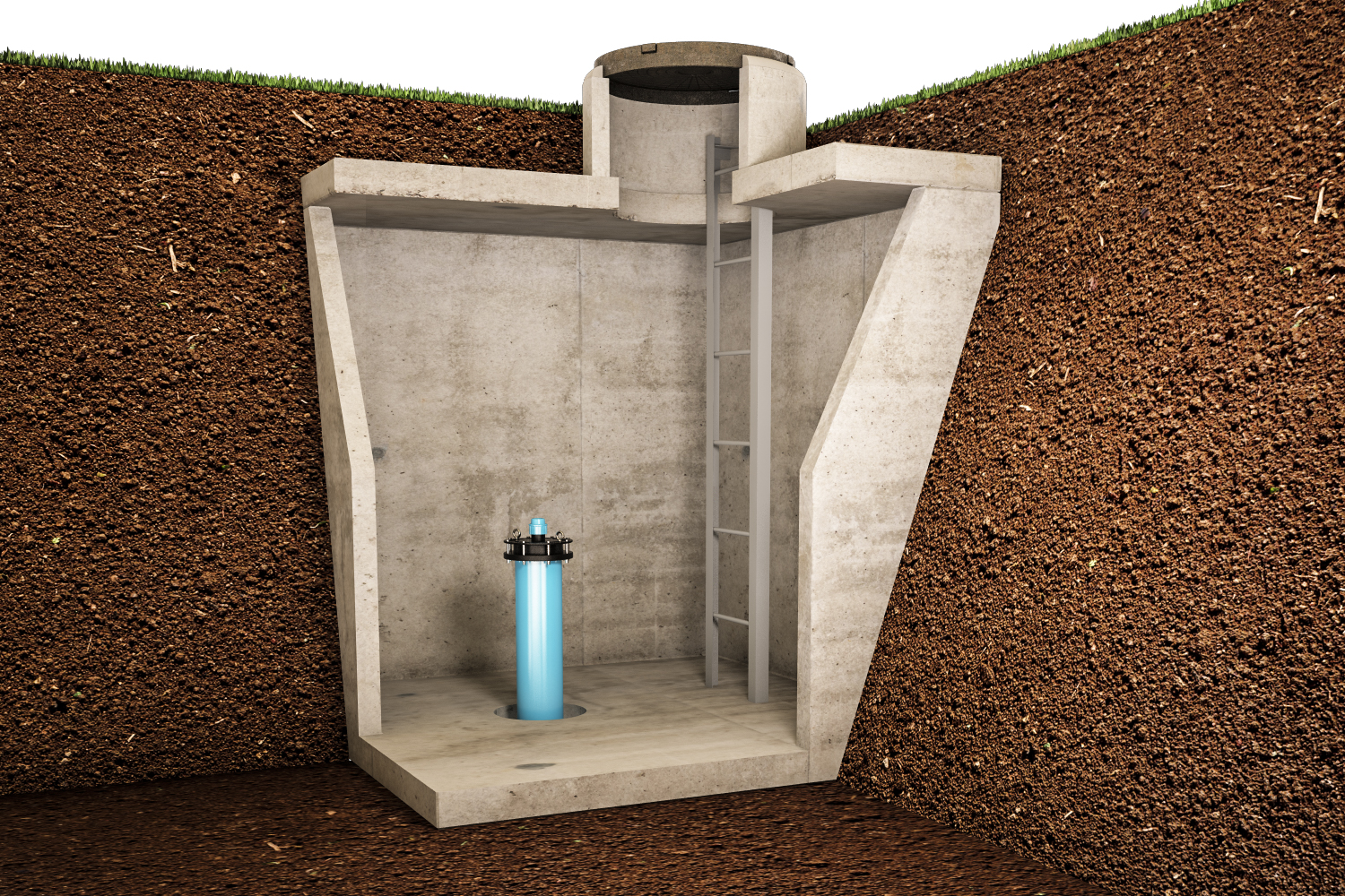 Воздушный колодец в доме